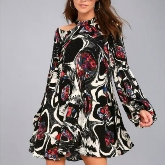 Free People Dresses & Skirts - Free People Drift Away Cold Shoulder Tunic